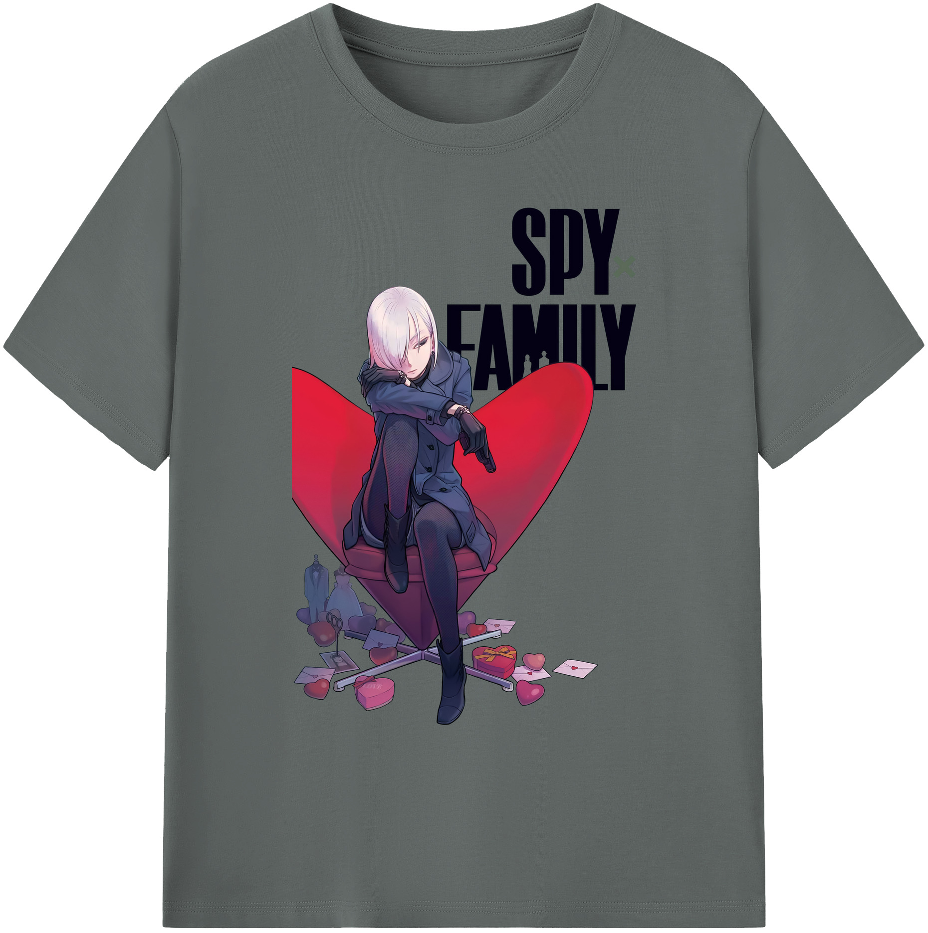 （画像用） SPY×FAMILY间谍家家酒 綿100％ メンズ半袖Tシャツ｜肌触りやわらか＆通気性